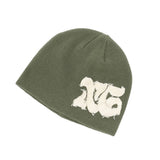 エックスガール ニット帽 レディース 帽子 X-girl ニット帽子 ビーニー ブランド 女子 かっこいい ストリート ロゴ フリーサイズ DISTRESSED LOGO PATCH BEANIE 105254051002