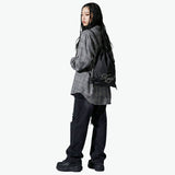 エックスガール ナップサック レディース おしゃれ リュック X-girl かわいい 軽量 ブランド ストリート バッグ 巾着 高校生 女子 大人 ラインストーン ロゴ ブラック A4 RHINESTONE KNAPSACK 105254053008