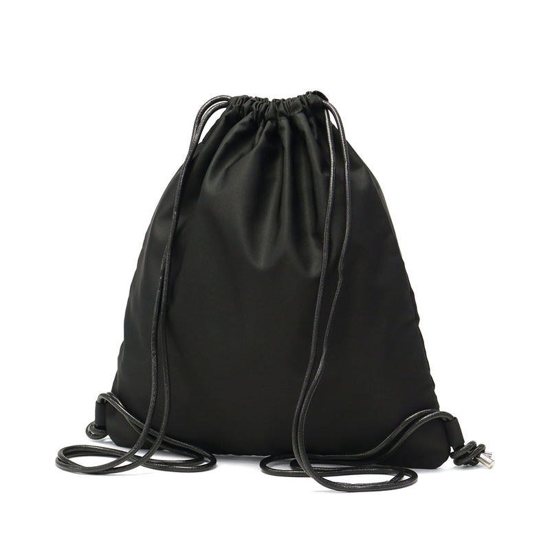 エックスガール ナップサック レディース おしゃれ リュック X-girl かわいい 軽量 ブランド ストリート バッグ 巾着 高校生 女子 大人 ラインストーン ロゴ ブラック A4 RHINESTONE KNAPSACK 105254053008