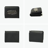 エックスガール 三つ折り財布 レディース 女子高生 かわいい X-girl 財布 ブランド 可愛い コンパクト ミニ 三つ折り 小さめ 小さい 折り財布 ミニ財布 COLOR OVAL LOGO BUCKLE MINI WALLET 105254054001