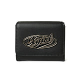 エックスガール 三つ折り財布 レディース 女子高生 かわいい X-girl 財布 ブランド 可愛い コンパクト ミニ 三つ折り 小さめ 小さい 折り財布 ミニ財布 COLOR OVAL LOGO BUCKLE MINI WALLET 105254054001