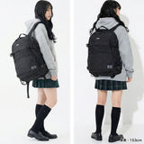 エックスガール リュック 通学 大容量 レディース メンズ X-girl 女子 女子高生 高校生 中学生 タブレット PC 軽い かわいい おしゃれ カジュアル 撥水 A4 30L FACE LABEL ADVENTURE BACKPACK 105261053009