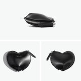 ヤーキ ポーチ レディース マルチケース 小さめ YAHKI ブランド おしゃれ 女性 ミニポーチ 革 ハート型 ハート かわいい 軽量 軽い レザー 床革 コインケース 小銭入れ 小物 可愛い SMOOTH MULTI CASE YH-640