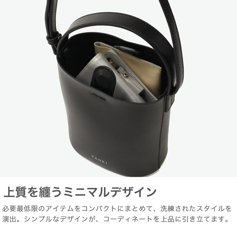 ヤーキ ショルダーバッグ レディース 軽量 YAHKI バッグ 小さめ 小さい コンパクト ミニ 斜めがけ ブランド 大人 上品 レザー クロスボディ ハンドバッグ 手持ち おしゃれ 2WAY W FACE CROSSBODY BAG YH-731small