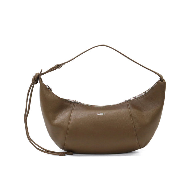 ヤーキ ショルダーバッグ レディース 軽量 YAHKI バッグ 小さめ 小さい コンパクト 斜めがけ ショルダー 肩掛け 手持ち ブランド 大人 上品 革 本革 レザー おしゃれ 2WAY LEATHER SHOULDER BAG YH-741