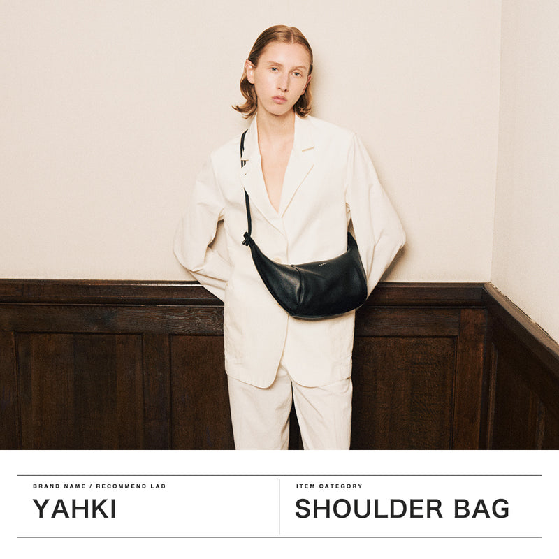 ヤーキ ショルダーバッグ レディース 軽量 YAHKI バッグ 小さめ 小さい コンパクト 斜めがけ ショルダー 肩掛け 手持ち ブランド 大人 上品 革 本革 レザー おしゃれ 2WAY LEATHER SHOULDER BAG YH-741