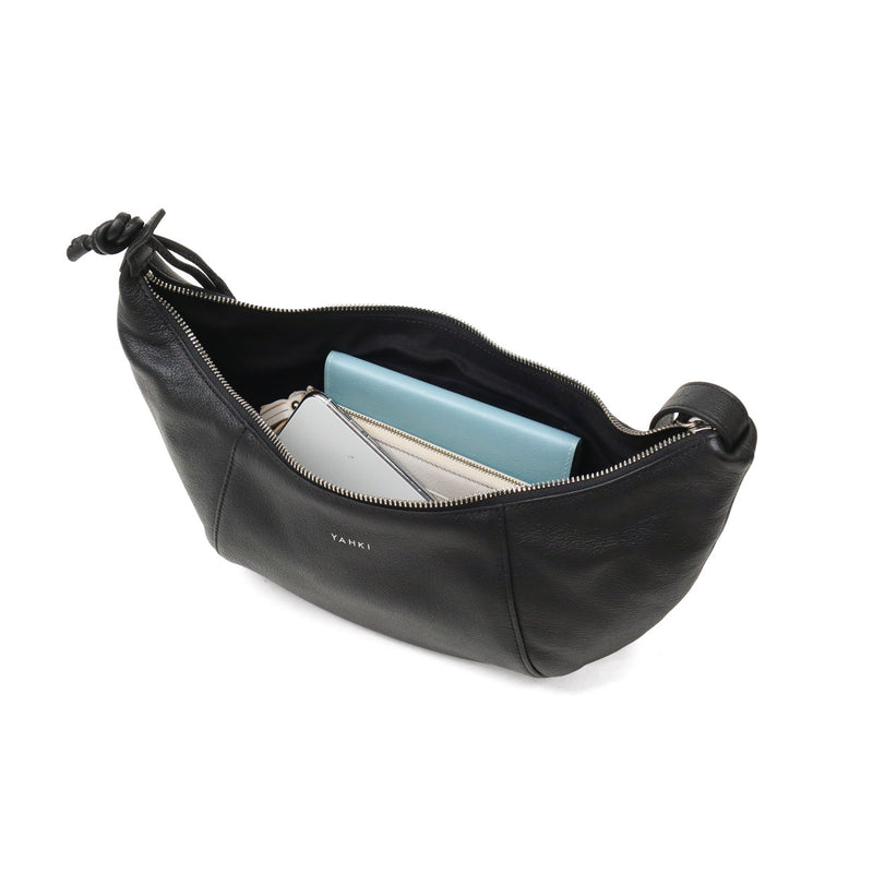 ヤーキ ショルダーバッグ レディース 軽量 YAHKI バッグ 小さめ 小さい コンパクト 斜めがけ ショルダー 肩掛け 手持ち ブランド 大人 上品 革 本革 レザー おしゃれ 2WAY LEATHER SHOULDER BAG YH-741