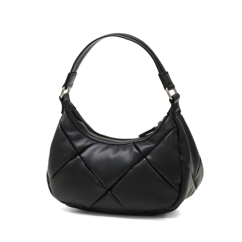 ヤーキ ハンドバッグ レディース 小さめ YAHKI バッグ 軽量 軽い ブランド コンパクト ミニ 上品 大人 おしゃれ かわいい シンプル キルティング ハーフムーン フェイクレザー FAKE LEATHER HAND BAG YH-745