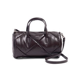 ヤーキ ボストンバッグ レディース かわいい 軽量 キルティング YAHKI バッグ ショルダーバッグ ブランド 小さめ ミニショルダー おしゃれ シンプル ロゴ ロール型 合皮 2WAY FAKE CROSSBODY BAG YH-746