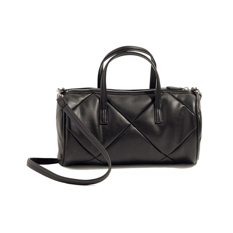 ヤーキ ボストンバッグ レディース かわいい 軽量 キルティング YAHKI バッグ ショルダーバッグ ブランド 小さめ ミニショルダー おしゃれ シンプル ロゴ ロール型 合皮 2WAY FAKE CROSSBODY BAG YH-746