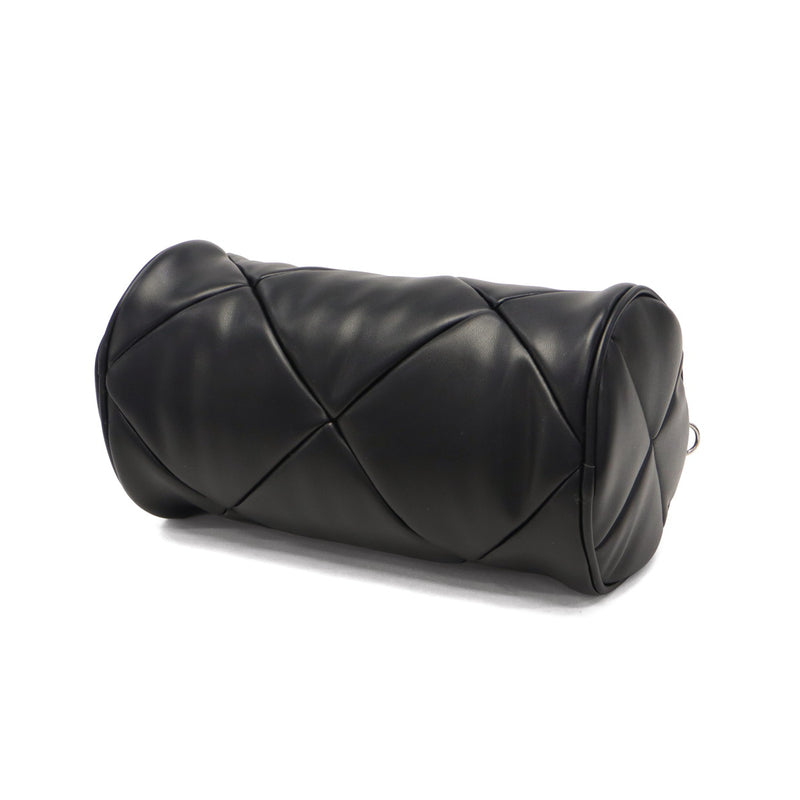 ヤーキ ボストンバッグ レディース かわいい 軽量 キルティング YAHKI バッグ ショルダーバッグ ブランド 小さめ ミニショルダー おしゃれ シンプル ロゴ ロール型 合皮 2WAY FAKE CROSSBODY BAG YH-746