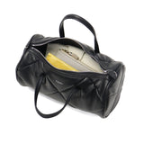 ヤーキ ボストンバッグ レディース かわいい 軽量 キルティング YAHKI バッグ ショルダーバッグ ブランド 小さめ ミニショルダー おしゃれ シンプル ロゴ ロール型 合皮 2WAY FAKE CROSSBODY BAG YH-746