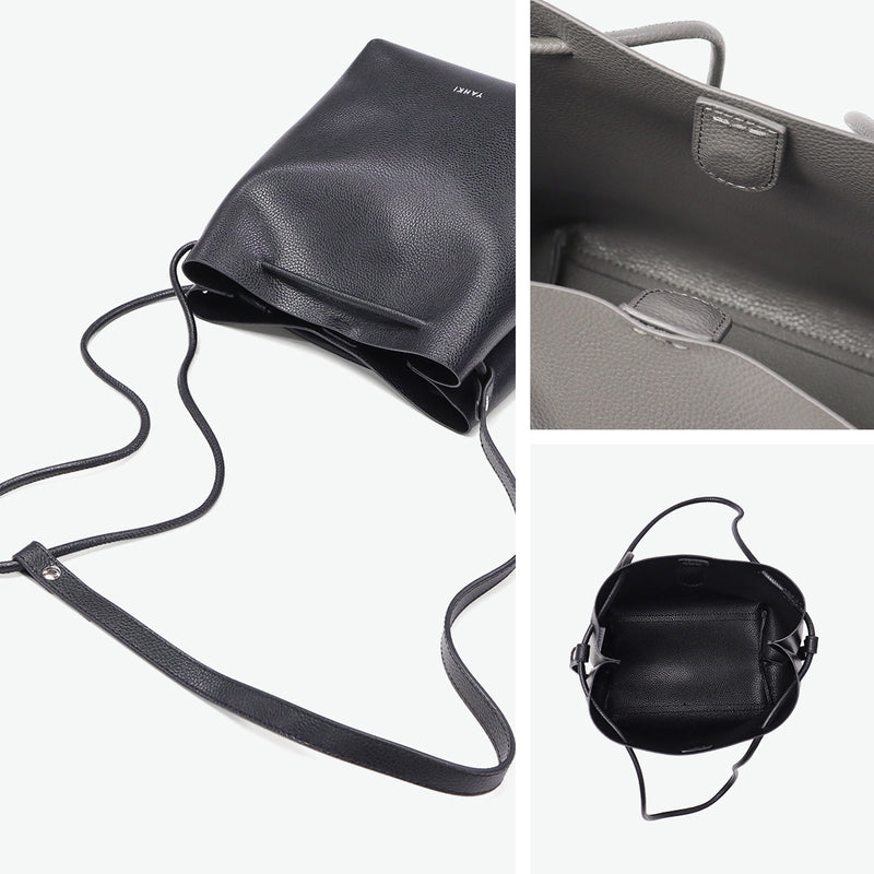 ヤーキ ショルダーバッグ レディース 軽量 YAHKI バッグ 小さめ コンパクト 斜めがけ 大人 上品 ブランド ショルダー クロスボディ ハンドバッグ 肩掛け おしゃれ 2WAY SHRINK SOFT W FACE CROSSBODY BAG YH-749