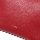 ヤーキ ショルダーバッグ レディース 軽量 YAHKI バッグ 小さめ コンパクト 斜めがけ 大人 上品 ブランド ショルダー クロスボディ ハンドバッグ 肩掛け おしゃれ 2WAY SHRINK SOFT W FACE CROSSBODY BAG YH-749