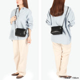 ヤーキ ショルダーバッグ レディース 軽量 YAHKI バッグ 小さめ コンパクト ミニ 斜めがけ 大人 上品 ブランド ショルダー クロスボディ レザー 革 おしゃれ シンプル SHRINK SOFT W FACE CROSSBODY BAG YH-751