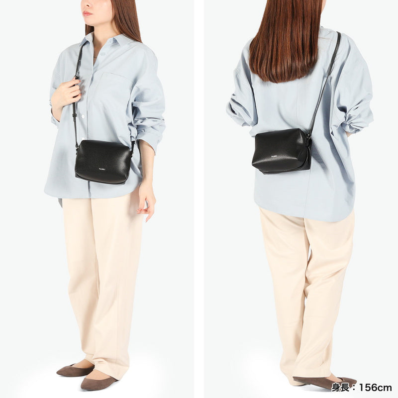 ヤーキ ショルダーバッグ レディース 軽量 YAHKI バッグ 小さめ コンパクト ミニ 斜めがけ 大人 上品 ブランド ショルダー クロスボディ レザー 革 おしゃれ シンプル SHRINK SOFT W FACE CROSSBODY BAG YH-751