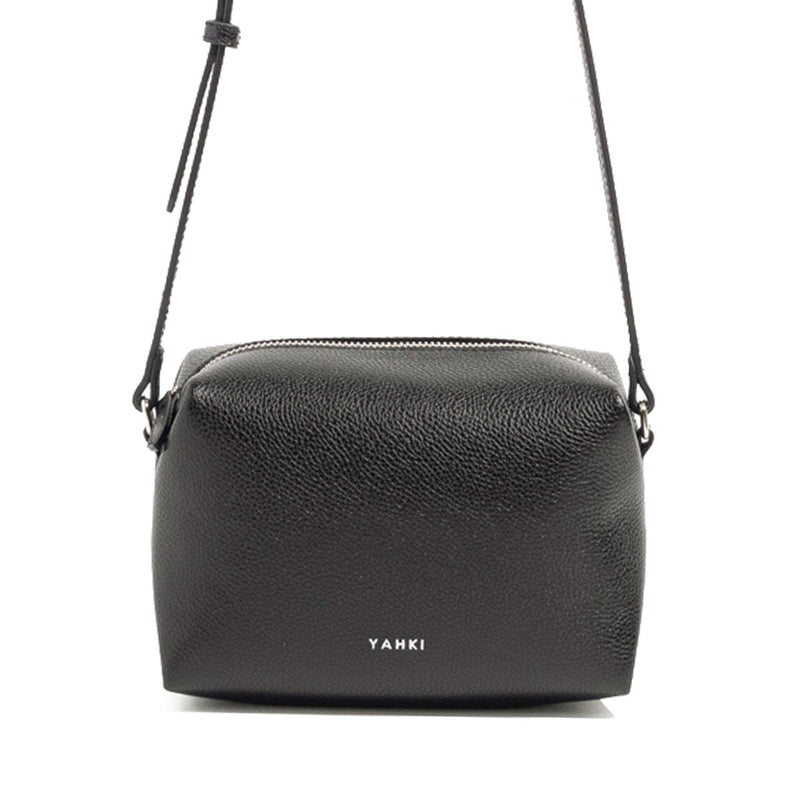 ヤーキ ショルダーバッグ レディース 軽量 YAHKI バッグ 小さめ コンパクト ミニ 斜めがけ 大人 上品 ブランド ショルダー クロスボディ レザー 革 おしゃれ シンプル SHRINK SOFT W FACE CROSSBODY BAG YH-751