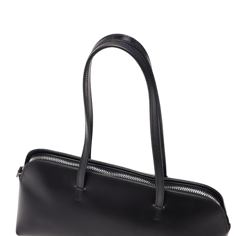 ヤーキ ハンドバッグ レディース YAHKI バッグ 軽量 小さめ コンパクト 革 レザー 肩掛け 手持ち ブランド 大人 上品 おしゃれ かわいい シンプル ボストン型 横長 横型 SOFT W FACE SHOULDER BAG YH-752