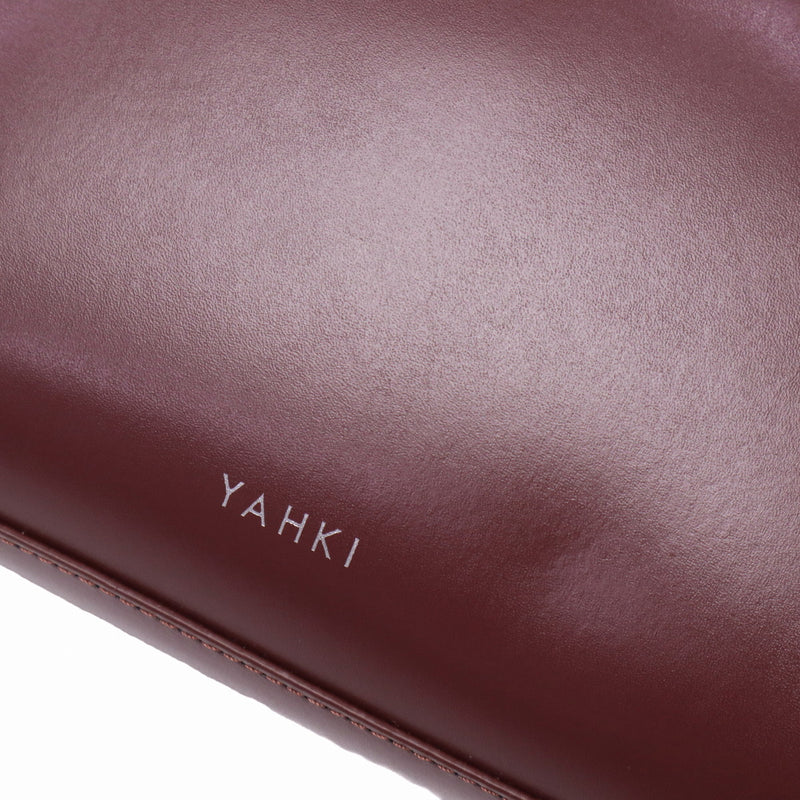 ヤーキ ハンドバッグ レディース YAHKI バッグ 軽量 小さめ コンパクト 革 レザー 肩掛け 手持ち ブランド 大人 上品 おしゃれ かわいい シンプル ボストン型 横長 横型 SOFT W FACE SHOULDER BAG YH-752
