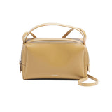 ヤーキ ショルダーバッグ レディース 斜めがけ YAHKI バッグ 軽量 小さめ コンパクト ミニ ブランド 大人 ショルダー 手持ち クロスボディ 革 レザー おしゃれ シンプル 2WAY SOFT W FACE CROSSBODY BAG YH-753