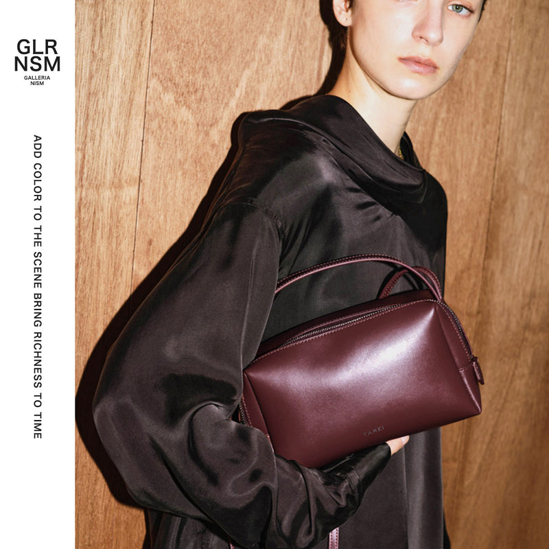 ヤーキ ショルダーバッグ レディース 斜めがけ YAHKI バッグ 軽量 小さめ コンパクト ミニ ブランド 大人 ショルダー 手持ち クロスボディ 革 レザー おしゃれ シンプル 2WAY SOFT W FACE CROSSBODY BAG YH-753