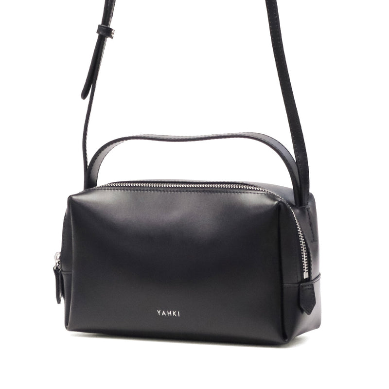 ヤーキ ショルダーバッグ レディース 斜めがけ YAHKI バッグ 軽量 小さめ コンパクト ミニ ブランド 大人 ショルダー 手持ち クロスボディ 革 レザー おしゃれ シンプル 2WAY SOFT W FACE CROSSBODY BAG YH-753