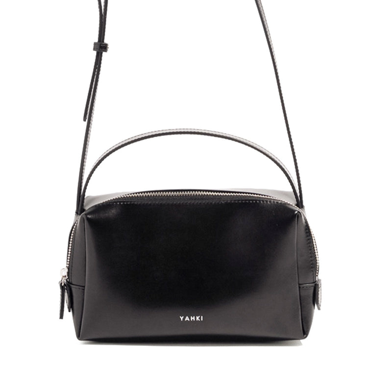 ヤーキ ショルダーバッグ レディース 斜めがけ YAHKI バッグ 軽量 小さめ コンパクト ミニ ブランド 大人 ショルダー 手持ち クロスボディ 革 レザー おしゃれ シンプル 2WAY SOFT W FACE CROSSBODY BAG YH-753