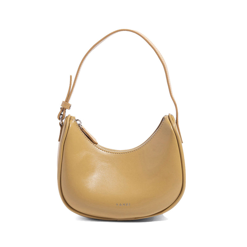 ヤーキ ショルダーバッグ レディース 斜めがけ YAHKI バッグ 軽量 小さめ コンパクト ブランド 大人 ショルダー クロスボディ ハンドバッグ 革 レザー おしゃれ シンプル 2WAY SOFT W FACE CROSSBODY BAG YH-755