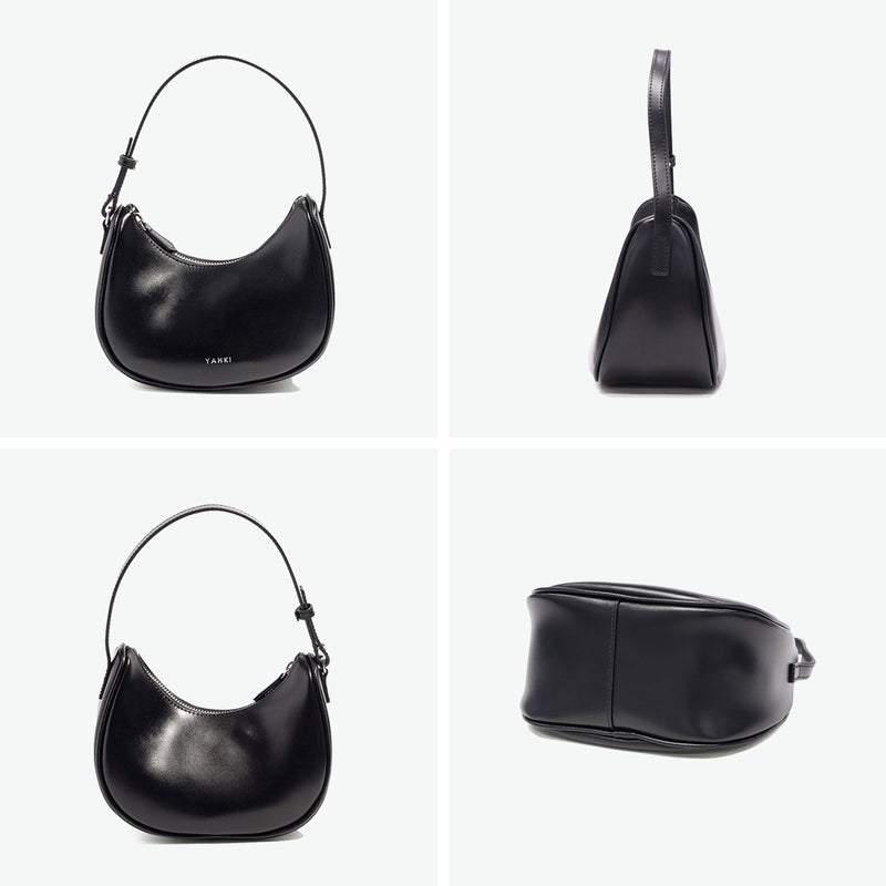 ヤーキ ショルダーバッグ レディース 斜めがけ YAHKI バッグ 軽量 小さめ コンパクト ブランド 大人 ショルダー クロスボディ ハンドバッグ 革 レザー おしゃれ シンプル 2WAY SOFT W FACE CROSSBODY BAG YH-755