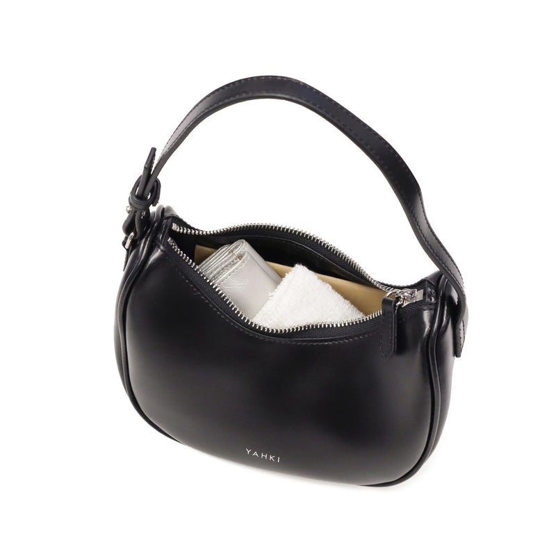 ヤーキ ショルダーバッグ レディース 斜めがけ YAHKI バッグ 軽量 小さめ コンパクト ブランド 大人 ショルダー クロスボディ ハンドバッグ 革 レザー おしゃれ シンプル 2WAY SOFT W FACE CROSSBODY BAG YH-755