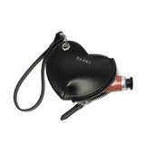 ヤーキ ポーチ レディース マルチケース 小さめ YAHKI ブランド おしゃれ 女性 ミニポーチ ストラップ付 革 ハート型 ハート かわいい レザー 床革 コインケース 小銭入れ 小物 可愛い SMOOTH MULTI CASE YH-640C