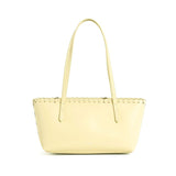 ヤーキ ハンドバッグ レディース トートバッグ 小さめ YAHKI ブランド おしゃれ 女性 トート バッグ ハンドル 長め 手持ち 肩掛け 革 上品 軽量 軽い A5 横型 レザー 床革 ファスナー W FACE SHOULDER BAG YH-764