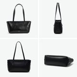 ヤーキ ハンドバッグ レディース トートバッグ 小さめ YAHKI ブランド おしゃれ 女性 トート バッグ ハンドル 長め 手持ち 肩掛け 革 上品 軽量 軽い A5 横型 レザー 床革 ファスナー W FACE SHOULDER BAG YH-764