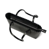 ヤーキ ハンドバッグ レディース トートバッグ 小さめ YAHKI ブランド おしゃれ 女性 トート バッグ ハンドル 長め 手持ち 肩掛け 革 上品 軽量 軽い A5 横型 レザー 床革 ファスナー W FACE SHOULDER BAG YH-764