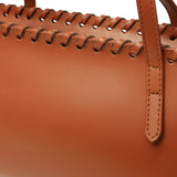 ヤーキ ハンドバッグ レディース トートバッグ 小さめ YAHKI ブランド おしゃれ 女性 トート バッグ ハンドル 長め 手持ち 肩掛け 革 上品 軽量 軽い A5 横型 レザー 床革 ファスナー W FACE SHOULDER BAG YH-764