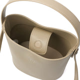 ヤーキ ショルダーバッグ レディース ブランド 小さめ ミニ 軽量 YAHKI バッグ クロス ボディー 斜めがけ 大人 ショルダー コンパクト 合皮 おしゃれ シンプル バケツ型 バケツ 2WAY FAKE CROSSBODY BAG YH-770