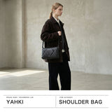 ヤーキ ショルダーバッグ レディース ブランド 小さめ ミニ 軽量 YAHKI バッグ クロス ボディー 斜めがけ 肩掛け クラッチ 大人 横型 ショルダー コンパクト おしゃれ シンプル 3WAY FAKE CROSSBODY BAG YH-784