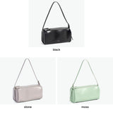 ヤーキ ハンドバッグ ショルダーバッグ レディース かわいい ファスナー付き YAHKI バッグ 軽量 軽い ブランド 小さめ 革 レザー 床革 ミニバッグ 女性 横型 手持ち 肩掛け SOFT W FACE SHOULDER BAG YH-788