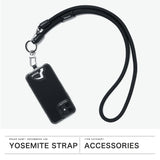 【正規取扱店】 ヨセミテストラップ ストラップ スマホ 紐 ホルダー 首掛け YOSEMITE STRAP 挟む コード ロープ ブランド 丈夫 モバイルストラップ ショルダー 携帯 おしゃれ 日本製 2WAY MOBILE YMS-1000