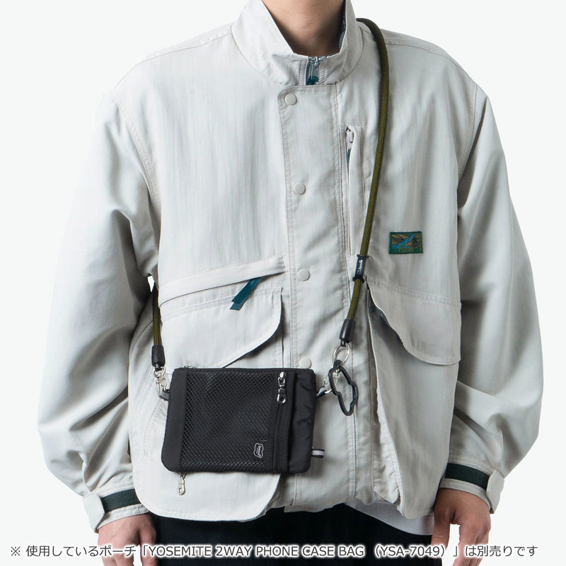 【正規取扱店】 ヨセミテストラップ ストラップ スマホ 紐 ホルダー 首掛け YOSEMITE STRAP 挟む コード ロープ ブランド 丈夫 モバイルストラップ ショルダー 携帯 おしゃれ 日本製 2WAY MOBILE YMS-1000