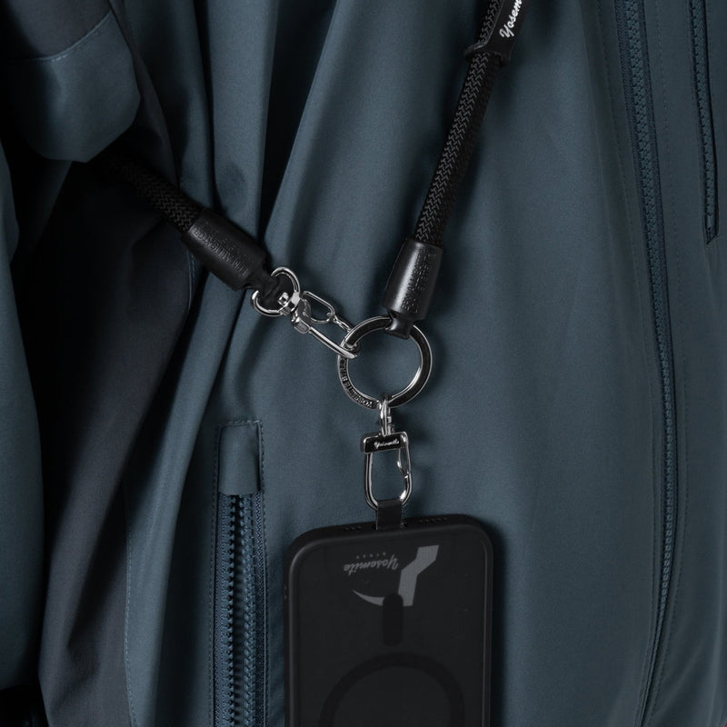 【正規取扱店】 ヨセミテストラップ ストラップ スマホ 紐 ホルダー 首掛け YOSEMITE STRAP 挟む コード ロープ ブランド 丈夫 モバイルストラップ ショルダー 携帯 おしゃれ 日本製 2WAY MOBILE YMS-1000