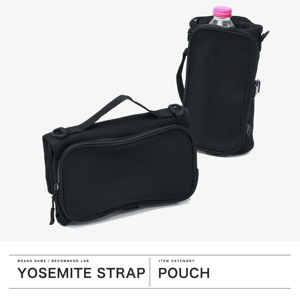 【正規取扱店】 ヨセミテストラップ ポーチ メンズ レディース 小物入れ ブランド YOSEMITE STRAP 軽量 小さい コンパクト 吊り下げ アウトドア ペットボトル ロールタイプ バッグ YSA-7058