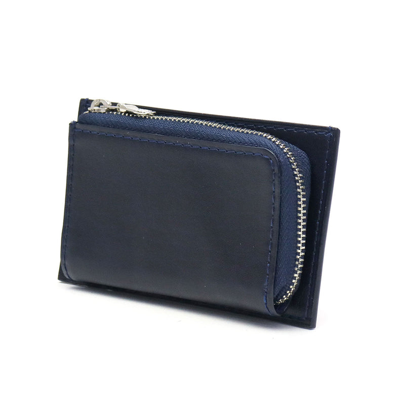 Buggy Port Wallet Baggy Port Mini Wallet KOI Indigo Dye Smooth Leather Genuine Leather Cost Purse Coin Case Men's Ladies KOI Koi Koi ZYS-092