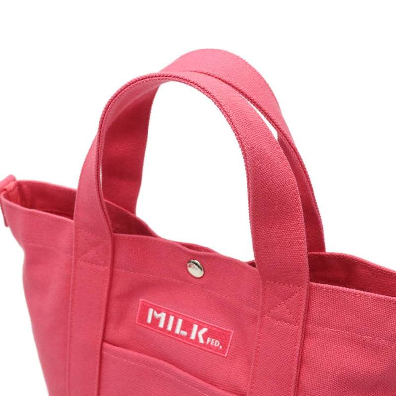 MILKFED. Milk-the BASIC CANVAS TOTE BAG 2WAY tote bag 03184052