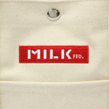 MILKFED. Milk-the BASIC CANVAS TOTE BAG 2WAY tote bag 03184052