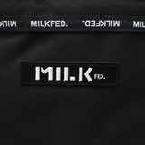 MILKFED .LOGO LINED SHOULDER BAG logo beg bahu beg 03191004