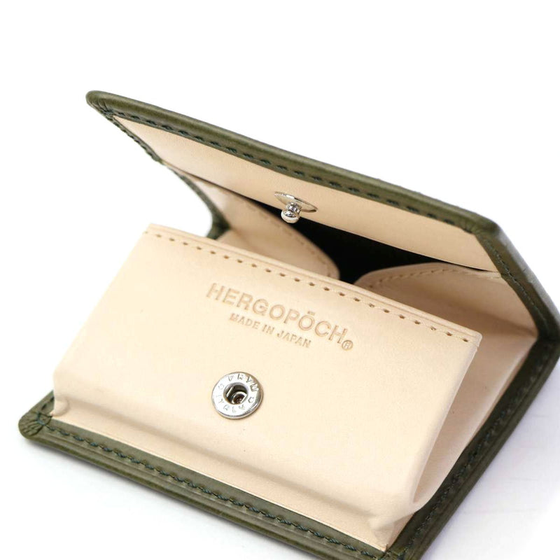 [定期经销商] Ergopoc零钱包HERGOPOCH零钱包06系列皮革男士女士06W-BOX