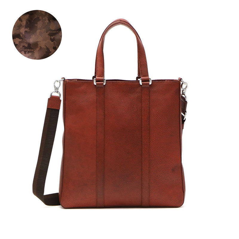 Aniary Tote aniary Tote Bag Men's 2WAY Grind Leather Grind Leather Shoulder A4 15-02005