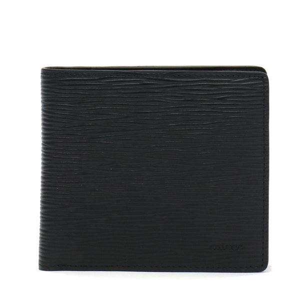 Aniari Anary Wallet Leather Bifold Wallet Wave Leather Wave Leather Genuine Leather Men's Women's 16-20000