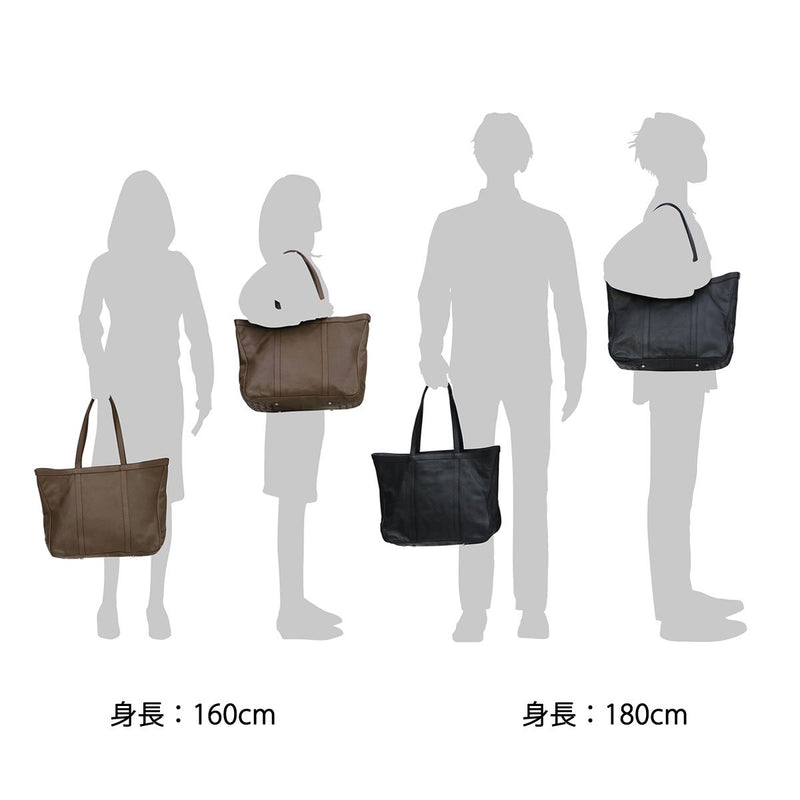 Alamat beg aniary tote beg memasukkan salib A4 kulit kulit asli lelaki wanita 17-02001